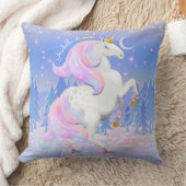 Blue Frozen Lake Unicorage Fantasy Winter Baby Kissen (Decke)
