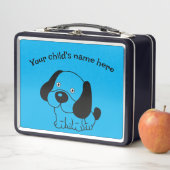 Blue Fügen Sie Ihrem Kind den Namen Lunchbox hinzu (Beispiel)