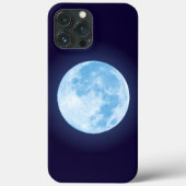 Blue Full Moon Phone Case (Rückseite)
