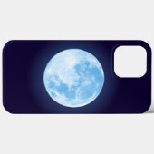 Blue Full Moon Phone Case (Rückseite (Horizontal))