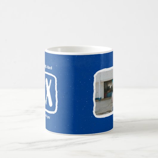 Blue Funky Class Year Kaffeetasse (Mittel)