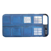 Blue Funny Phone Booth Call Box Case-Mate iPhone Hülle (Rückseite (Horizontal))