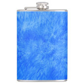 Blue Fur Frenzy Flask Flachmann (Vorderseite)