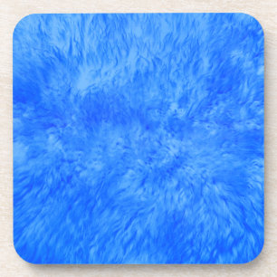 Blue Fur Frenzy Getränkeuntersetzer