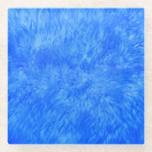 Blue Fur Frenzy Glasuntersetzer