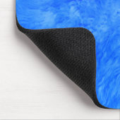 Blue Fur Frenzy Mousepad (Ecke)