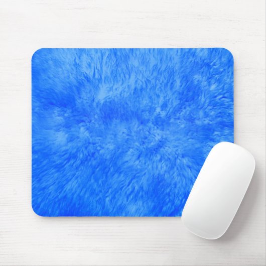 Blue Fur Frenzy Mousepad (Mit Mouse)