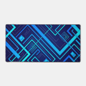 Blue Futuristic Schreibtischunterlage (Vorderseite)