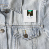 Blue g bow jubelt zu 40-jähriger Hochzeit Button (Beispiel)