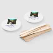 Blue g bow jubelt zu 40-jähriger Hochzeit Fächer (Non-assembled)