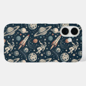 Blue Galaxy Adventure Case-Mate iPhone Hülle (Rückseite (Horizontal))