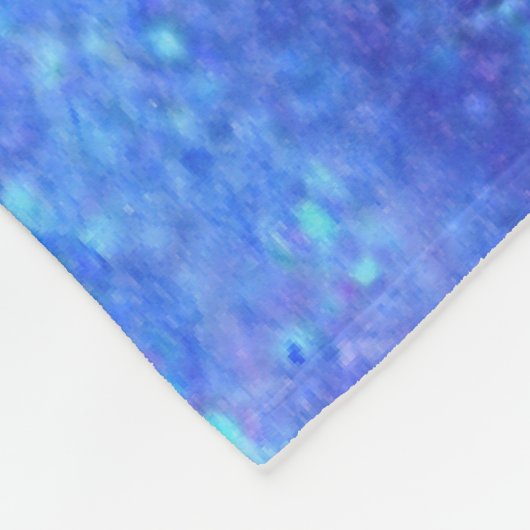 Blue Galaxy Dance Fleece Blanket (Ecke)