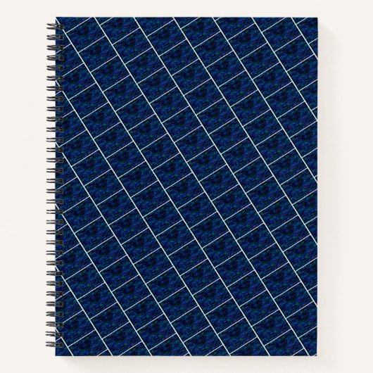 Blue Galaxy Notebook Notizblock (Vorderseite)