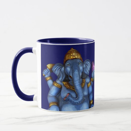 Blue Ganesha Tasse (Links)