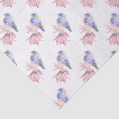 Blue Garden Bird of Western Bluebird Seidenpapier (Ausschnitt)
