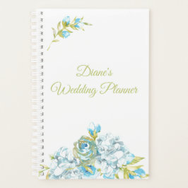 Blue Garden Blume Hochzeit Planer