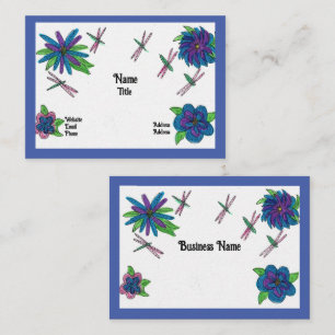 Blue Garden Business Card Visitenkarte