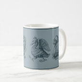 Blue Gargoyles Coffee Tasse (VorderseiteRechts)