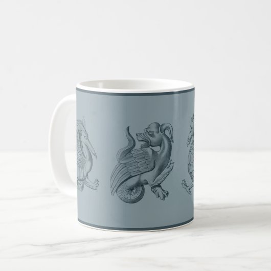 Blue Gargoyles Coffee Tasse (Vorderseite Links)