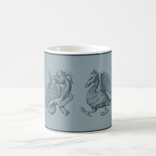 Blue Gargoyles Coffee Tasse (Mittel)