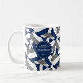 Blue Gary Volleyball Team Coach Dankeschön Geschen Kaffeetasse (Links)