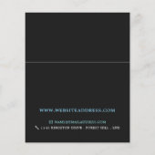 Blue Gas Ring, Gas Engineer & Lieferantenwerbung Flyer (Hinten)