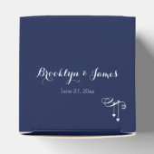 Blue Gastgeschenk Hochzeit Boxen mit Herz Geschenkschachtel (Oben)