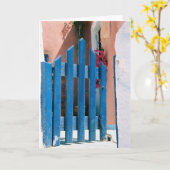 Blue gate karte (Gelbe Blume)
