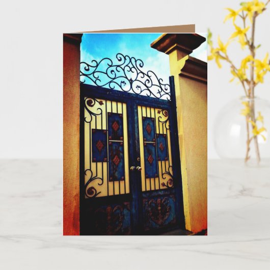 Blue Gate Karte (Gelbe Blume)