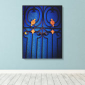 Blue Gate Leinwanddruck (Insitu (Holzboden))