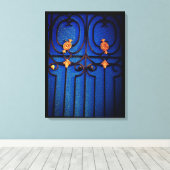 Blue Gate Leinwanddruck (Insitu (Holzboden))