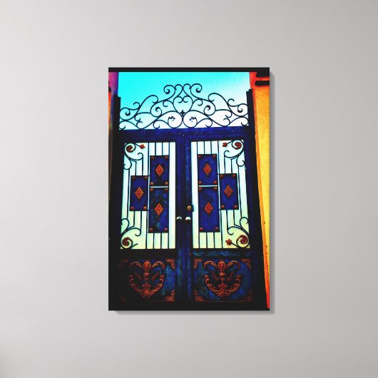Blue Gate Leinwanddruck (Vorderseite)