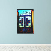 Blue Gate Leinwanddruck (Insitu (Holzboden))