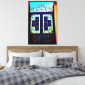 Blue Gate Leinwanddruck (Insitu (Schlafzimmer))