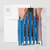 Blue Gate Postcard Postkarte (Vorne/Hinten)
