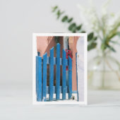 Blue Gate Postcard Postkarte (Stehend Vorderseite)