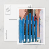 Blue Gate Postcard Postkarte (Vorne/Hinten)