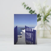 Blue Gate Postkarte (Stehend Vorderseite)