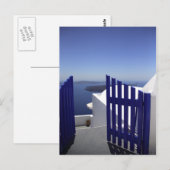 Blue Gate Postkarte (Vorne/Hinten)