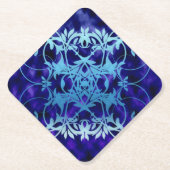 Blue Gate Square Paper Untersetzer (Vorderseite)