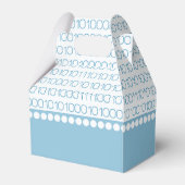 Blue Geek Chic Binary Code Gevor Boxes Geschenkschachtel (Rückseite)