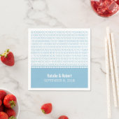 Blue Geek Chic Binary Code Paper Napkins Serviette (Beispiel)