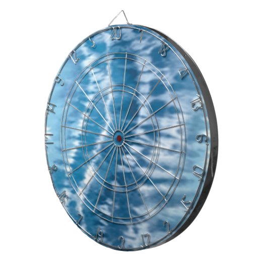 Blue Gefärbte Krawatte Dart Board Dartscheibe (Vorderseite rechts)