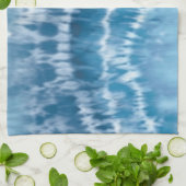 Blue Gefärbte Krawatte Küchentuch (Gefaltet)