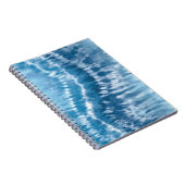 Blue Gefärbte Krawatte Spiral Notebook Notizblock (Rechte Seite)