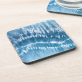 Blue Gefärbte Krawatte Untersetzer (Linke Seite)