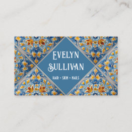 Blue Gelbe Fliesen - Visitenkarte