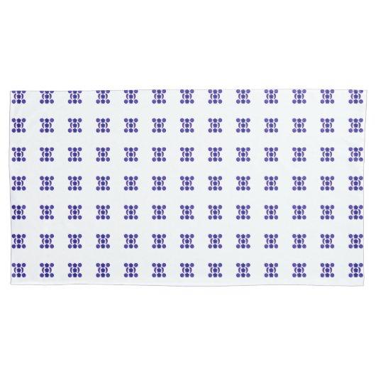 Blue Gem Art Structure Kissenbezug (Vorderseite-Links)