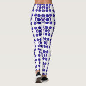 Blue Gem Art Structure Leggings (Rückseite)