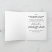 Blue Gemini Sign Birthday Card Karte (Innenseite)